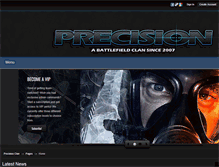 Tablet Screenshot of precisionclan.com